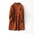 画像6: Women Real Sheep Skin  Mouton lamb longcoat  Jacket Coat リアルシープスキンムートンファーロングコート (6)