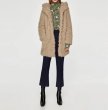 画像2: women's imitation fur pocket hood coat jacket フェイクファーフーディーフードコート ジャケット　 (2)