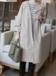 画像2: women's round neck loose casual windbreaker spring long coat   ラウンドネックルーズカジュアルウインドブレーカーロングスプリングコート (2)