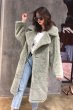 画像11: Women wool long fur Teddy Bear coat Jacket  ウール モコモコ ロング丈 テディベア テディーベアコート ジャケット (11)