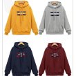 画像8: Men's Hooded sweater loose hood and velvet thickening Parker Trainer 　ロゴフーディパーカー　スエット　男女兼用　 (8)