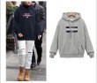 画像2: Men's Hooded sweater loose hood and velvet thickening Parker Trainer 　ロゴフーディパーカー　スエット　男女兼用　 (2)