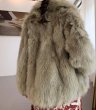 画像12: Women's  fox fur coat  real hair long section slim long-sleeved mink coat リアル フォックスファーオーバーサイズボリューミーコート　ジャケット (12)