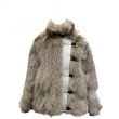 画像2: Women's  fox fur coat  real hair long section slim long-sleeved mink coat リアル フォックスファーオーバーサイズボリューミーコート　ジャケット (2)