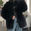 画像9: Women's  fox fur coat  real hair long section slim long-sleeved mink coat リアル フォックスファーオーバーサイズボリューミーコート　ジャケット (9)