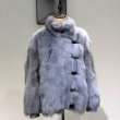 画像4: Women's  fox fur coat  real hair long section slim long-sleeved mink coat リアル フォックスファーオーバーサイズボリューミーコート　ジャケット (4)