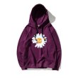 画像7: Men's small daisies hooded  sweater  loose hood  Parker Trainer デイジープリントフーディパーカー　スエット　男女兼用　 (7)