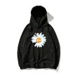 画像6: Men's small daisies hooded  sweater  loose hood  Parker Trainer デイジープリントフーディパーカー　スエット　男女兼用　 (6)