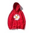 画像8: Men's small daisies hooded  sweater  loose hood  Parker Trainer デイジープリントフーディパーカー　スエット　男女兼用　 (8)