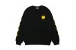 画像3: women's  Long Sleeve Oversize Smile Sweat Trainer sweater　オーバーサイズスマイル　ニコちゃんスエットトレーナー　プルオーバー (3)