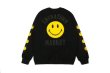 画像1: women's  Long Sleeve Oversize Smile Sweat Trainer sweater　オーバーサイズスマイル　ニコちゃんスエットトレーナー　プルオーバー (1)