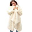 画像4: Women's Eco fur Cardigan Jacket Double Top　エコファーモコモコロングカーディガンジャケットダブルトップ (4)