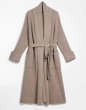 画像6: Women's pure wool bathrobe style lace-up long cardigan  coat  ウールロングカーディガンスタイルコート ジャケット ブルゾン　 (6)