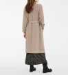 画像4: Women's pure wool bathrobe style lace-up long cardigan  coat  ウールロングカーディガンスタイルコート ジャケット ブルゾン　 (4)