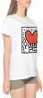 画像2: GailFranklinandCat Shirt Woman Tees White Keith Haring　ホワイトキースヘリング　半袖Tシャツ　男女兼用 (2)