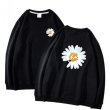 画像1: Small daisy Pullover loose sweater men and women　スモールデイジープリントプルオーバートレーナー オーバーサイズ ユニセックス男女兼用 (1)