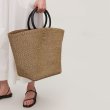 画像3: Woman’s straw woven super-capacity beach vacation handbag  ストロー織りかごバッグ (3)