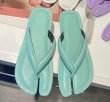 画像2: women's  flat bottom sandals and slippers Flip-flops   レザーたびフラットサンダル　ミュール (2)