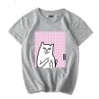 画像5: Box cat print short sleeve T-shirt men and women  　　キャット 猫プリント半袖Tシャツ ユニセックス 男女兼用 (5)