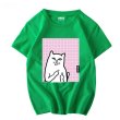 画像3: Box cat print short sleeve T-shirt men and women  　　キャット 猫プリント半袖Tシャツ ユニセックス 男女兼用 (3)