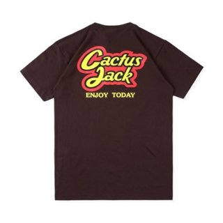 TRAVIS SCOTT CACTUS JACK KAWS lightning joint round neck short