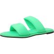 画像3: Women  open toe cloth word flat sandals and slippers candy color　フラットソフトクロスキャンディーカラーサンダル スリッパ　ミュール　 (3)