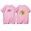 画像14: Unisex Mens ＆ Woman  Tom and jerry print Short Sleeve  t-shirt  男女兼用トム＆ジェリープリントショートスリーブTシャツ (14)