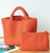 画像6: Braided tote shoulder handbag　編み込みトートショルダーハンドバック (6)