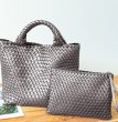 画像9: Braided tote shoulder handbag　編み込みトートショルダーハンドバック (9)