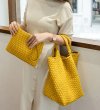 画像13: Braided tote shoulder handbag　編み込みトートショルダーハンドバック (13)