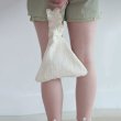 画像3: Woman’shand-in-hand cute lotus leaf folds totebag  ギャザーハンドルトライアングルトートバック (3)