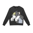 画像6: Tom and jerry Unisex Pullover loose sweater ユニセックス 男女兼用 ビックトム＆ジェリー編み込みセーター　プルオーバー (6)