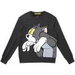 画像1: Tom and jerry Unisex Pullover loose sweater ユニセックス 男女兼用 ビックトム＆ジェリー編み込みセーター　プルオーバー (1)