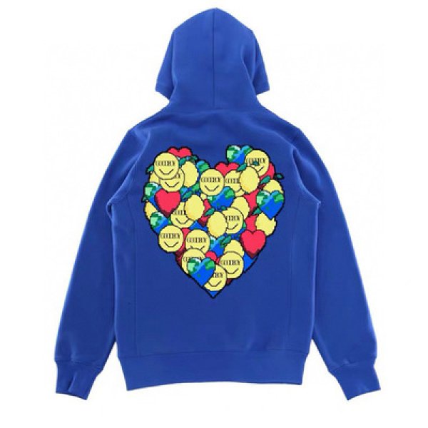 HTH Heart logo hoodie グレー パーカー+adilogluglobal.com.tr