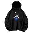 画像1: Unisex nasa astronaut dunk clothes graffiti hoodie　男女兼用NASAナサシューティングペイント フーディスウェット  パーカー (1)