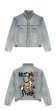 画像5: Bambi graphic paint denim jacket G Jean Jacket blouson ユニセックス 男女兼用 バンビグラフィックペイント デニムGジャケット ブルゾン (5)