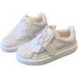 画像2: Women's Leather platform shell-toe leather Sneakers  プレザープラットフォーム厚底シェルトゥスニーカー (2)