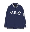 画像1: women &men  old school hip hop loose letter  printing baseball uniform jacket blouson ユニセックス 男女兼用 オールドスクールルーズレタープリンスタジアムジャンパー スタジャン MA-1 ボンバー ジャケット ブルゾン (1)