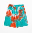 画像2:  Unisex  tie-dye 5-point pants Half Pants  ユニセックス タイダイハーフパンツ　ショートパンツ スウェットパンツ  (2)