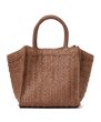 画像2: simple square  buckle handbag tote bag　スクエアシンプルかご 籠 トートバック (2)