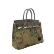 画像3: zebra leopard texture camouflage canvas tote bag ユニセックス 男女兼用カモフラージュ 迷彩キャンバストートバッグ (3)