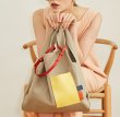 画像5: large-capacity canvas tote shoulder bag handbag 　キャンバスラージトートショルダーバック (5)