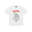 画像3: UNKN STUDIO Rabbit alphabet cartoon anime tshirt オーバーサイズ ユニセックス 男女兼用 ラビット ウサギ  プリント 半袖Tシャツ (3)