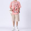 画像8: 21 Open Heart Graffiti Paint Bear Tshirts Pants Setup テディベア 熊  Tシャツセットアップ スウェット  (8)