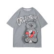 画像3: 21 Open Heart Graffiti Paint Bear Tshirts Pants Setup テディベア 熊  Tシャツセットアップ スウェット  (3)