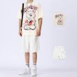 画像9: 21 Open Heart Graffiti Paint Bear Tshirts Pants Setup テディベア 熊  Tシャツセットアップ スウェット  (9)