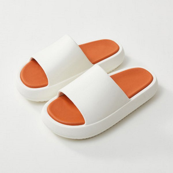 画像1: Unisex soft-bottomed Platform fashion flip flops soft bottom sandals slippers Beach sandals  ユニセックス男女兼用 プラットフォーム ファッショナブル フリップフロップ  シャワー ビーチ サンダルN 2 (1)