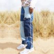 画像6: Unisex Patchwork denim skater jeans denim casual pants  ユニセックス男女兼用 パッチワークデニムスケータージーンズデニムパンツ (6)