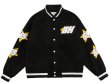 画像2: BK star embroidery Stajan baseball uniform jacket blouson ユニセッ クス男女兼用 BKスター星刺繍ジャンパー ジャケット ブルゾン (2)