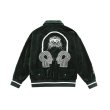 画像4: Bastrap hip-hop baseball uniform Stajan baseball uniform jacket blouson ユニセッ クス男女兼用ヒップホップ刺繍ジャンパー ジャケット ブルゾン (4)